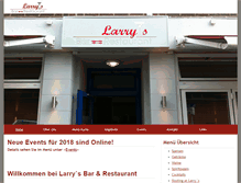 Tablet Screenshot of larrys-bar.de